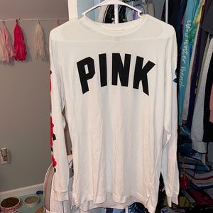 PINK over seized shirt